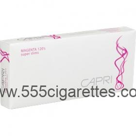 Capri Magenta 120's cigarettes